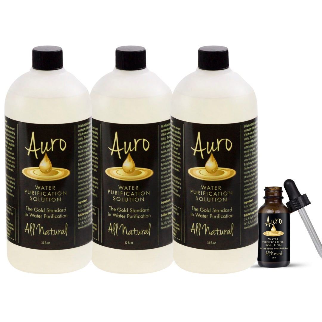 3x 32oz HDPE Auro + Free 2oz Bundle