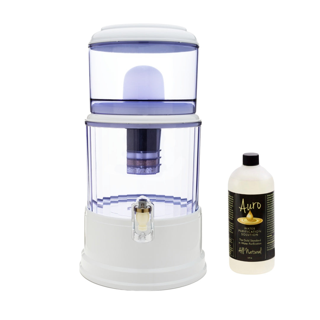 Gravity Fed Filtration System + Free 32oz Auro